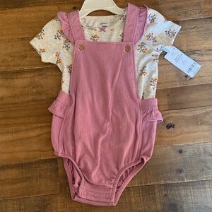 Carter's Pink Floral Bodysuit